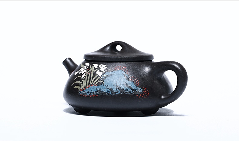 石瓢手工紫砂壺，精致典雅紫砂壺