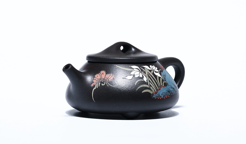 石瓢手工紫砂壺，精致典雅紫砂壺