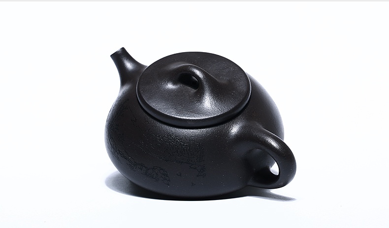 石瓢手工紫砂壺，精致典雅紫砂壺